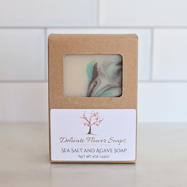 Sea Salt and Agave Soap Delicate Flower Soaps