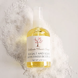 Sea Salt and Agave Satin Finish Dry Body Oil