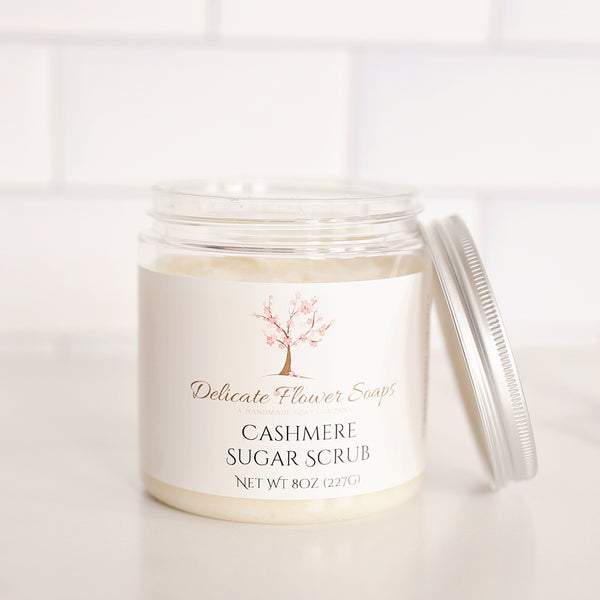 Cashmere Sugar Scrub Delicate Flower Soaps